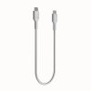 KABEL USB-C / USB-C Greencell PowerFlex 120cm PD 100W biały silikonowy